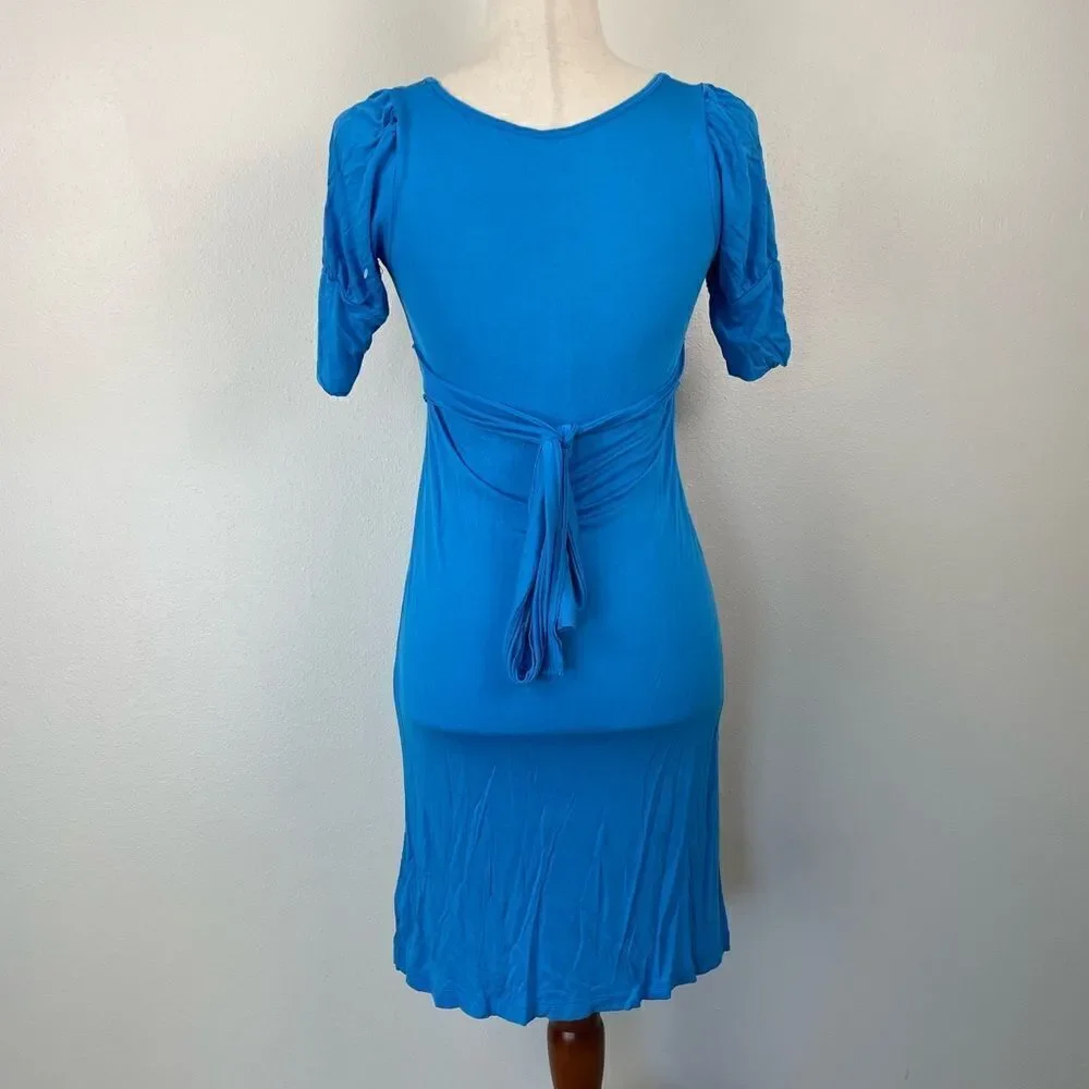 NWOT Free People Blue Midi Dress Size S